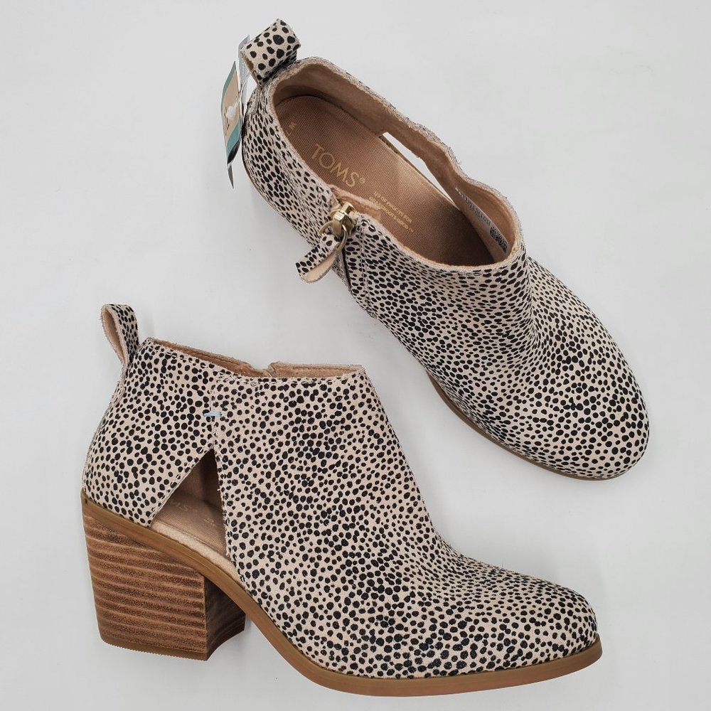Toms Animal Print Ankle Booties - NWT - Picture 14 of 15